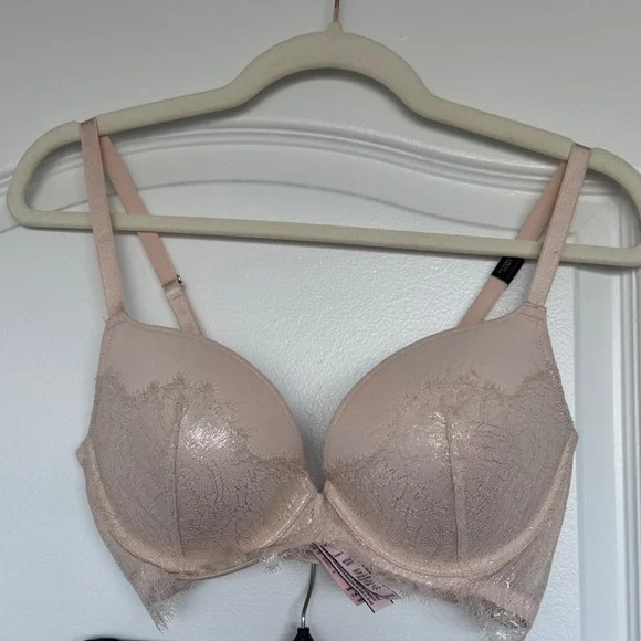 Victoria's Secret NWT Blush Lace Bra and Panty Set (see description) - Picture 3 of 7